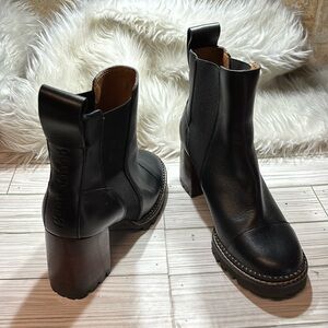 See By Chloe Black Ankle Boots